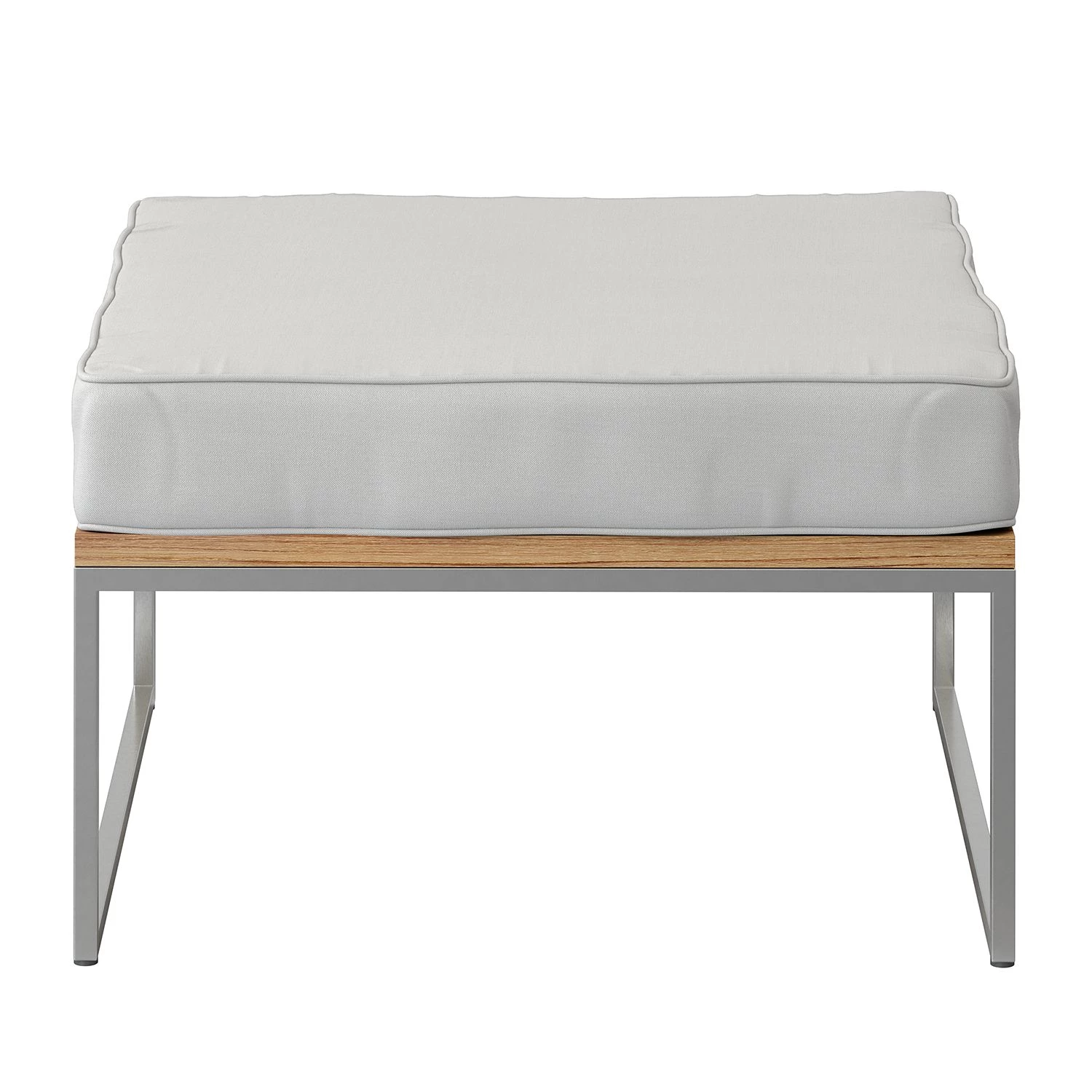 Studio Copenhagen Tabouret lounge Teakline Exklusiv - Tissu / Teck massif 8 Studio Copenhagen Tabouret lounge Teakline Exklusiv - Tissu / Teck massif – Image 6