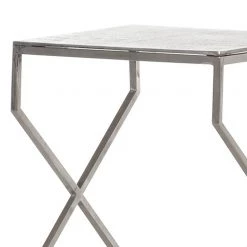 Red Living Tables d’appoint Bökars (Lot de 2) - (Lot de 2) Aluminium - Argenté -Tables de jardin Soldes 2022 1000123980 180803 14032911 GALLERYIMAGES P000000001000123980