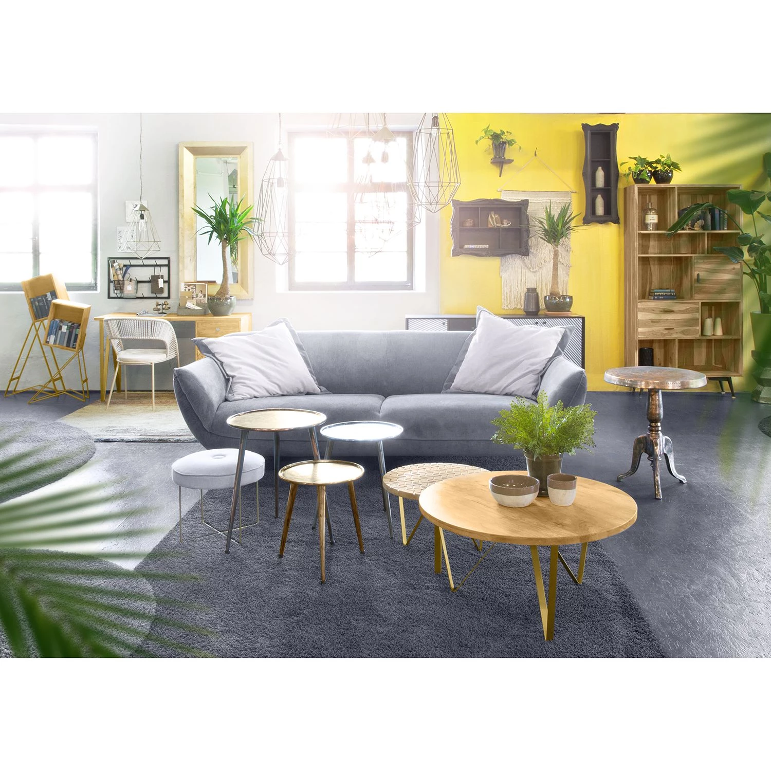 Ars manufacti Table d'appoint Mumbaru - Aluminium - Argenté 4 Ars manufacti Table d'appoint Mumbaru - Aluminium - Argenté – Image 2