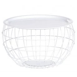 Fredriks Tables d'appoint Furada (lot de 3) - (Lot de 3) - Aluminium - Blanc -Tables de jardin Soldes 2022 1000124004 180803 14033043 GALLERYIMAGES P000000001000124004