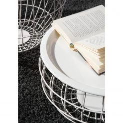 Fredriks Tables d'appoint Furada (lot de 3) - (Lot de 3) - Aluminium - Blanc -Tables de jardin Soldes 2022 1000124004 220729 030 DETAILS P000000001000124004