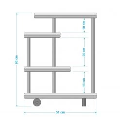 Ars manufacti Table d’appoint Soltas II - Acacia massif / Métal - Acacia / Noir -Tables de jardin Soldes 2022 1000124009 180720 11015905 GALLERYIMAGES P000000001000124009