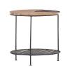 Ars manufacti Table d’appoint Soltas I - Acacia massif / Métal - Acacia / Noir -Tables de jardin Soldes 2022 1000124015 180803 14033085 IMAGE P000000001000124015