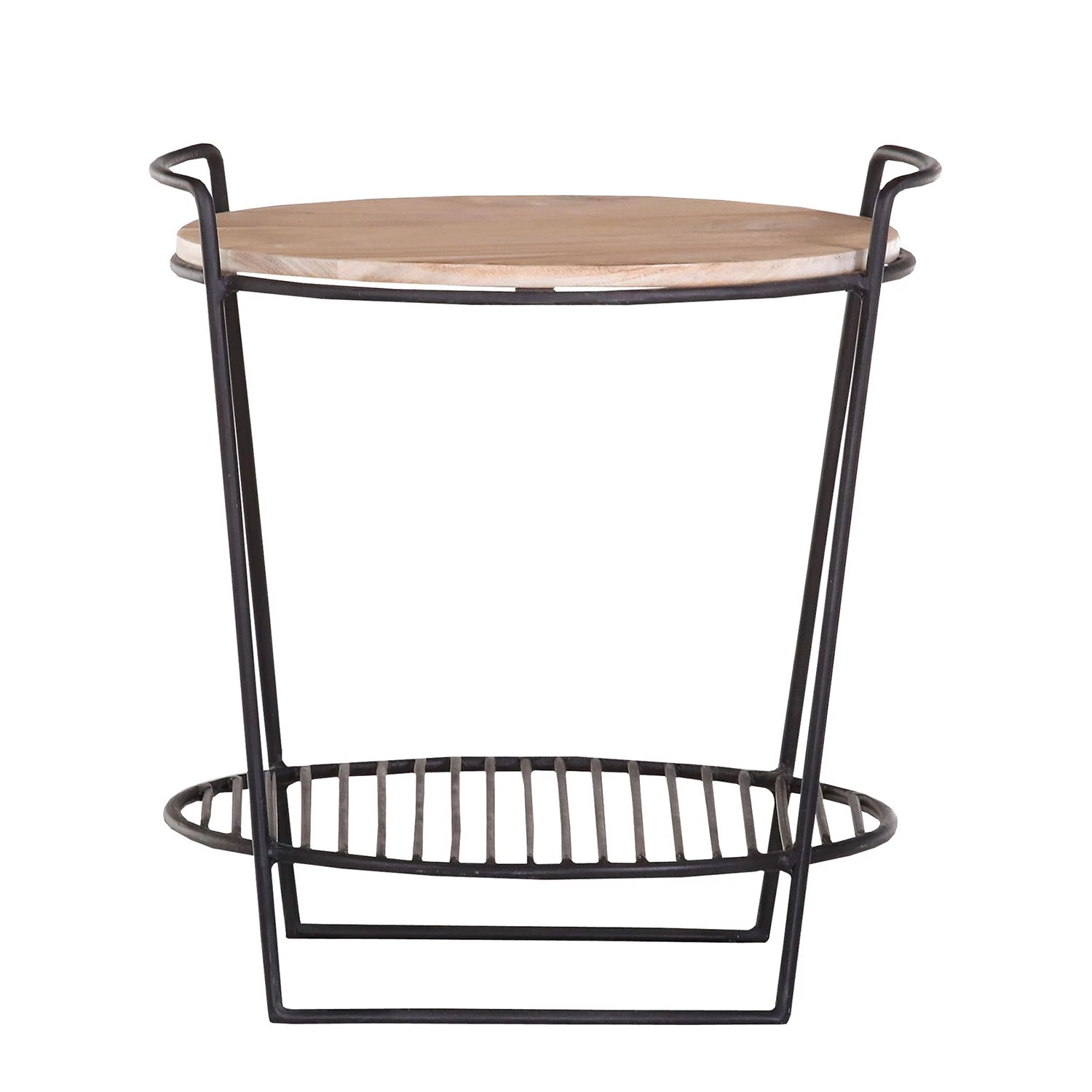 Ars manufacti Table d’appoint Soltas V - Acacia massif / Métal - Acacia / Noir 3 Ars manufacti Table d’appoint Soltas V - Acacia massif / Métal - Acacia / Noir