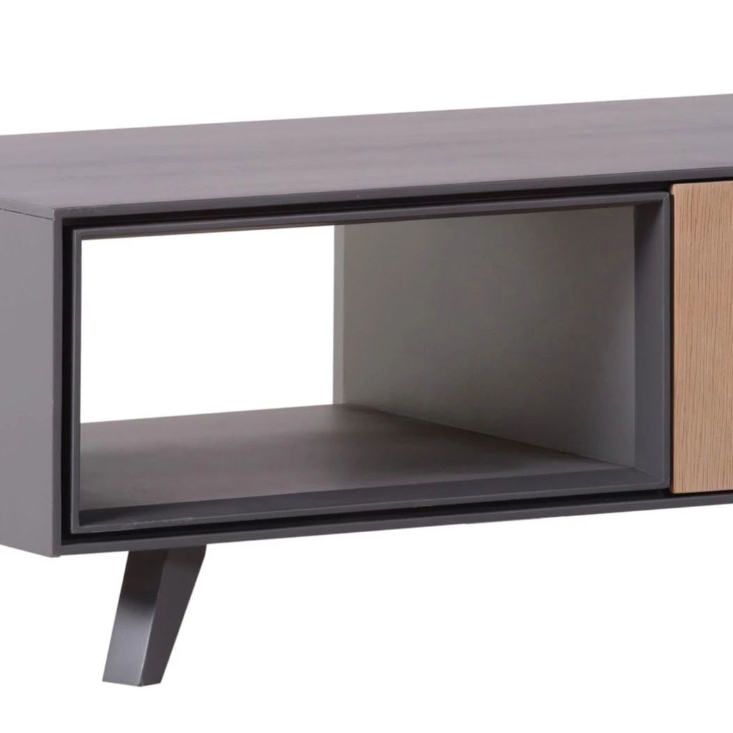 Norrwood Table basse Colfax - Partiellement en chêne massif - chêne / Gris 3 Norrwood Table basse Colfax - Partiellement en chêne massif - chêne / Gris – Image 2