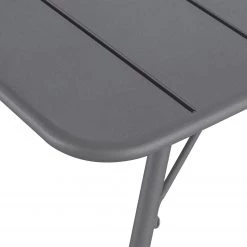 Table de jardin Utah - Fer - Gris - Largeur : 140 cm -Tables de jardin Soldes 2022 1000134347 190620 10531200010 GALLERYIMAGES P000000001000134347