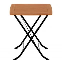 Table de jardin Tuscany - Acacia massif / Acier - Acacia / Noir -Tables de jardin Soldes 2022 1000135896 190329 16505700003 GALLERYIMAGES P000000001000135896