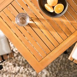 Table de jardin extensible Tuscany - Acacia massif / Acier - Acacia / Noir -Tables de jardin Soldes 2022 1000135904 220118 105308000037 DETAILS P000000001000135904