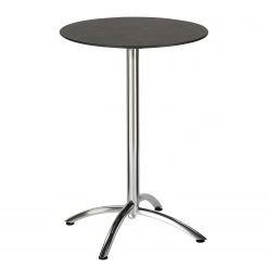 Best Freizeitmöbel Table haute Firenze II - Aluminium - Argenté / Blanc