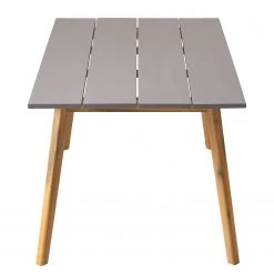 Table de jardin Lindholm I - Acacia massif - Gris / Marron -Tables de jardin Soldes 2022 1000185452 200513 18401400022 DETAILS P000000001000185452