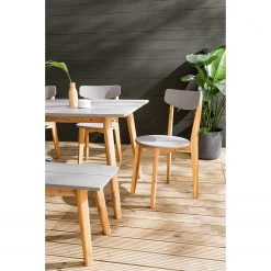 Table de jardin Lindholm I - Acacia massif - Gris / Marron -Tables de jardin Soldes 2022 1000185452 200514 17145900008 DETAILS P000000001000185452