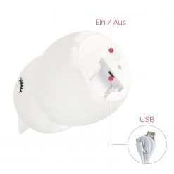 Pauleen Lampe LED Good Night III - Silicone - 1 ampoule -Tables de jardin Soldes 2022 1000201170 200102 14314100006 DETAILS P000000001000201170