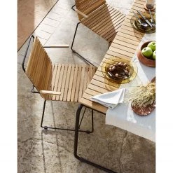 Julià Grup Table de jardin Yukari I - Acacia massif / Acier - Marron -Tables de jardin Soldes 2022 1000216707 200703 16590300142 MOOD DETAILS P000000001000216707 mood