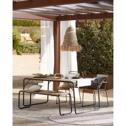 Julià Grup Table de jardin Yukari I - Acacia massif / Acier - Marron -Tables de jardin Soldes 2022 1000216707 200703 16590400143 MOOD DETAILS P000000001000216707 mood