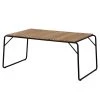 Julià Grup Table de jardin Yukari I - Acacia massif / Acier - Marron -Tables de jardin Soldes 2022 1000216707 200707 13384700017 IMAGE P000000001000216707