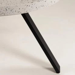 Julià Grup Table de jardin Shanelle II - Acier / Marbre - Noir / Blanc -Tables de jardin Soldes 2022 1000216766 200703 16595200691 DETAILS P000000001000216766