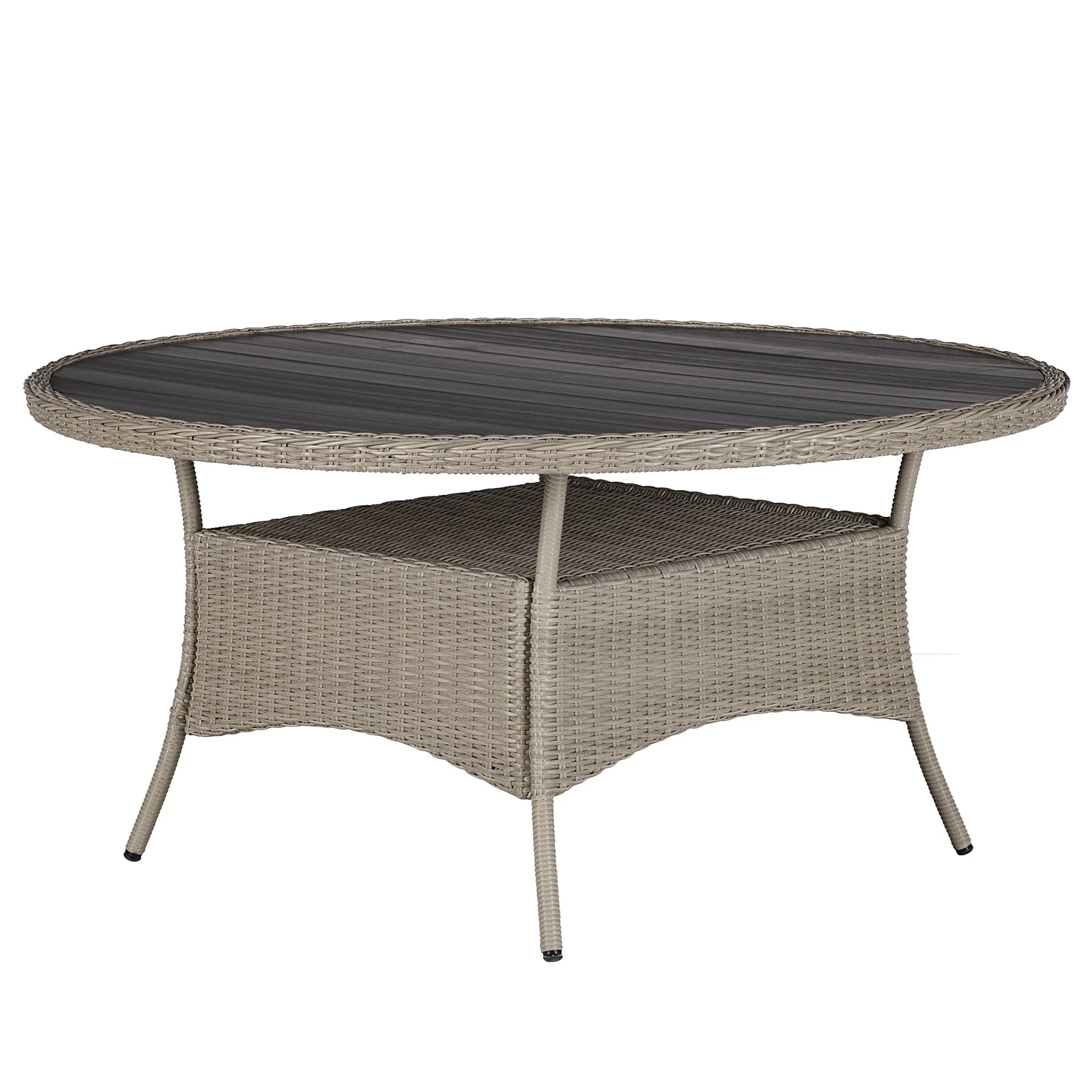 Table de jardin Clover II - Polypropylène / Polywood - Gris 3 Table de jardin Clover II - Polypropylène / Polywood - Gris