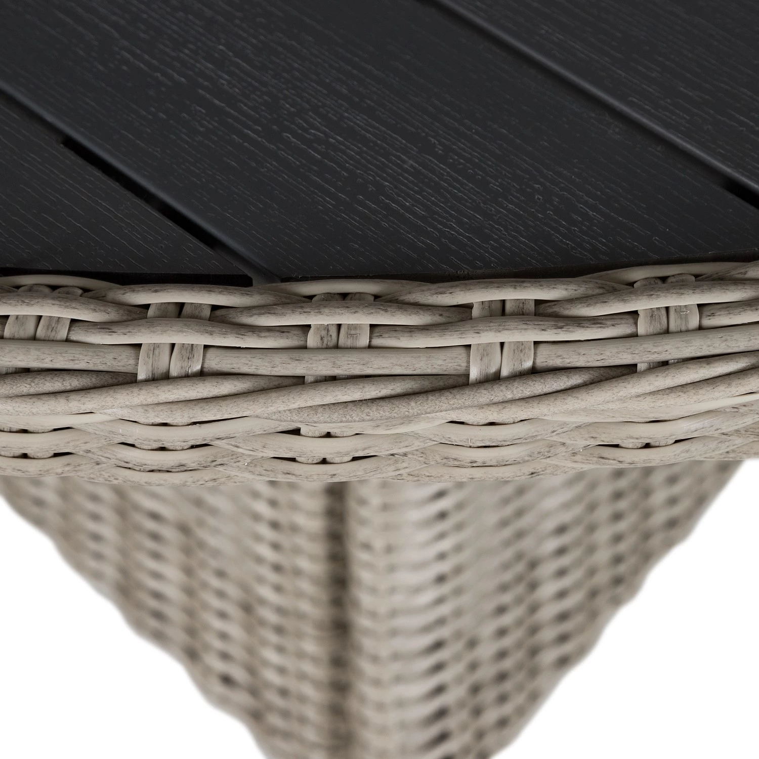 Table de jardin Clover II - Polypropylène / Polywood - Gris 7 Table de jardin Clover II - Polypropylène / Polywood - Gris – Image 5