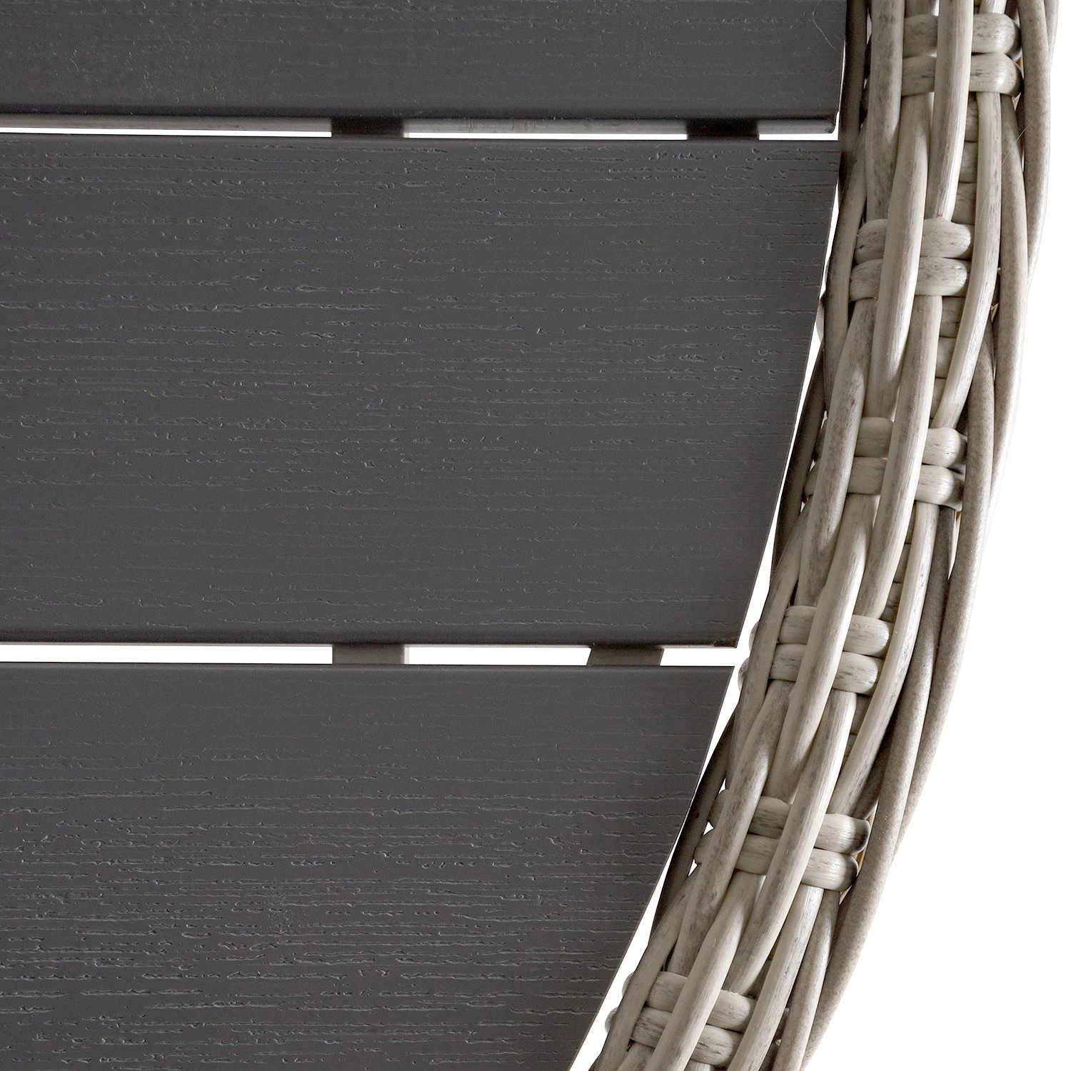 Table de jardin Clover II - Polypropylène / Polywood - Gris 10 Table de jardin Clover II - Polypropylène / Polywood - Gris – Image 8