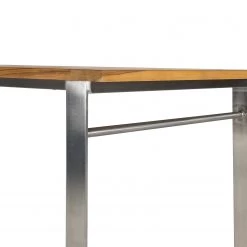 Table de jardin Teakline DeLuxe I - Acier / Teck massif - Marron / Argenté -Tables de jardin Soldes 2022 1000218763 210310 12272200088 DETAILS P000000001000218763