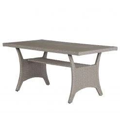 Jardi Table basse extérieur Laurel I - PolypropylÚne / Polywood - Gris / Beige