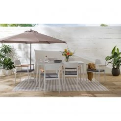 Table de jardin Armoy - Aluminium - Blanc -Tables de jardin Soldes 2022 1000223228 210611 06411100023 MOOD DETAILS P000000001000223228 mood