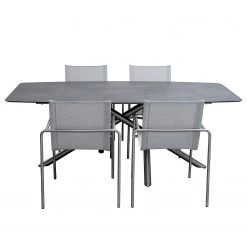 Ploß Table de jardin Alano - Acier inoxydable / Matière plastique - Gris -Tables de jardin Soldes 2022 1000226514 201118 17470600020 DETAILS P000000001000226514