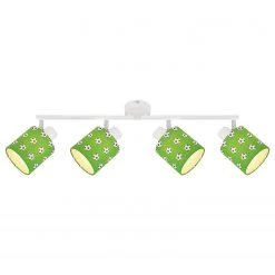 Globo Lighting Lampe enfant Lemmi III - Polyéthylène / Fer - 4 ampoules