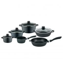 Elo Batterie de cuisine Black Cast (6 élém.) - Noir - Fonte d’aluminium