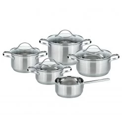 Elo Batterie de cuisine Horizon (5 éléments) - Argenté - Acier inoxydable