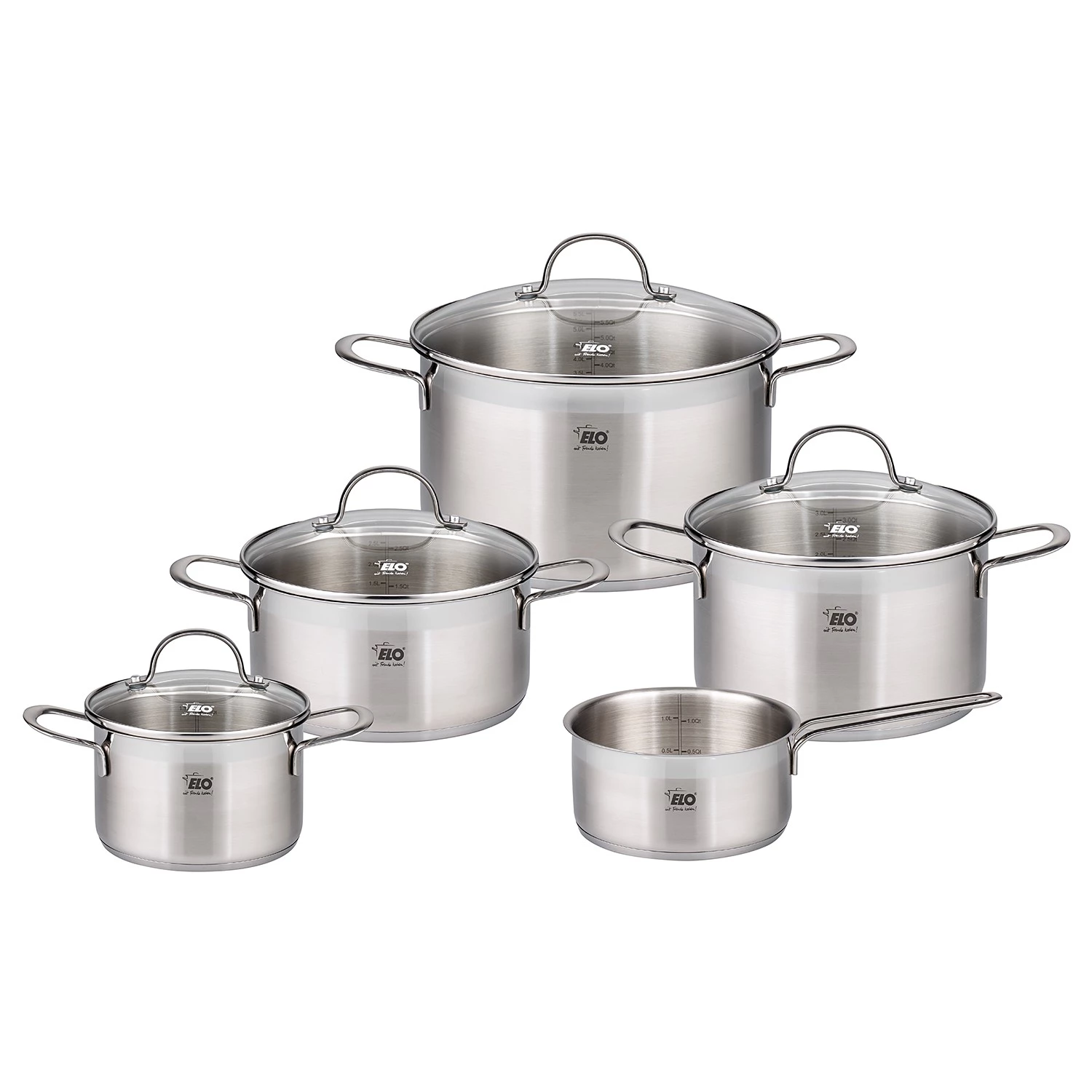 Elo Batterie Top Collection (5 éléments) - Argenté - Acier inoxydable 3 Elo Batterie Top Collection (5 éléments) - Argenté - Acier inoxydable