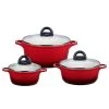Elo Faitouts Red Shadow (3 éléments) - Rouge - Fonte d’aluminium -Tables de jardin Soldes 2022 1000277319 210705 09104600038 IMAGE P000000001000277319
