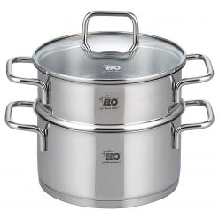 Elo Faitout vapeur Citrin - Argenté - Acier inoxydable - Ø 18 cm