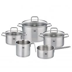 Elo Batterie de cuisine Citrin (5 éléments) - Argenté - Acier inoxydable