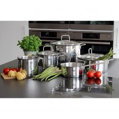 Elo Batterie de cuisine Citrin (5 éléments) - Argenté - Acier inoxydable 7 Elo Batterie de cuisine Citrin (5 éléments) - Argenté - Acier inoxydable -Tables de jardin Soldes 2022 1000277330 210705 09104700058 MOOD DETAILS P000000001000277330 mood