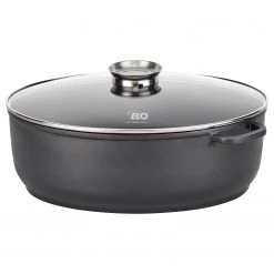 Elo Cocotte ovale Alucast - Noir - Fonte d’aluminium - 7 L
