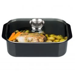 Elo Cocotte carrée Induction - Noir - Fonte d’aluminium - 8 L -Tables de jardin Soldes 2022 1000277353 210705 09104900094 DETAILS P000000001000277353
