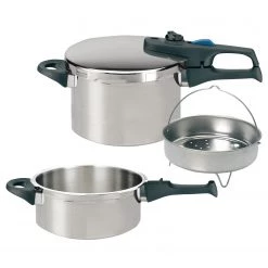 Elo Autocuiseur Gozo (5 éléments) - Argenté - Acier inoxydable