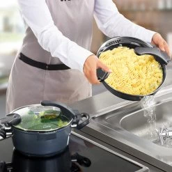 Stoneline Set de cuisson Kean (8 él. ) - Aluminium - Anthracite -Tables de jardin Soldes 2022 1000279535 210804 08534000071 MOOD DETAILS P000000001000279535 mood