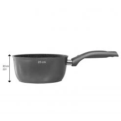 Stoneline Casserole Laholm Gourmundo - Aluminium - Anthracite - ø 20 cm -Tables de jardin Soldes 2022 1000279561 210804 08571800742 SKETCH DETAILS P000000001000279561 sketch