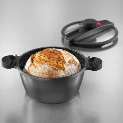 Stoneline Set cuisson vapeur Lintmill - Aluminium - Anthracite - ø 24 cm -Tables de jardin Soldes 2022 1000279583 210804 08561400574 MOOD DETAILS P000000001000279583 mood