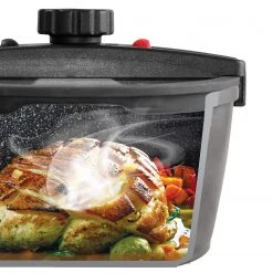 Stoneline Set cuisson vapeur Lintmill - Aluminium - Anthracite - ø 24 cm -Tables de jardin Soldes 2022 1000279583 210804 08562400592 DETAILS P000000001000279583