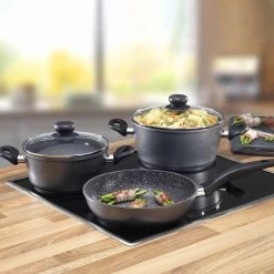 Stoneline Batterie de cuisine Columbia (5 élém.) - Aluminium - Anthracite 15 Stoneline Batterie de cuisine Columbia (5 élém.) - Aluminium - Anthracite -Tables de jardin Soldes 2022 1000279592 210804 08560900565 MOOD DETAILS P000000001000279592 mood