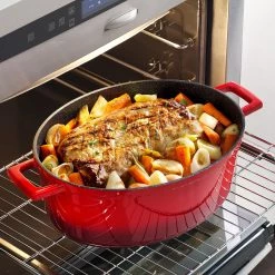 Stoneline Cocotte avec couvercle Lunca - Aluminium - Rouge rubis -Tables de jardin Soldes 2022 1000279594 210804 08560600559 MOOD DETAILS P000000001000279594 mood