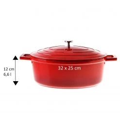 Stoneline Cocotte avec couvercle Lunca - Aluminium - Rouge rubis -Tables de jardin Soldes 2022 1000279594 210804 08561600576 SKETCH DETAILS P000000001000279594 sketch