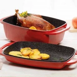 Stoneline Cocotte avec couvercle Jackman - Aluminium - Rouge rubis -Tables de jardin Soldes 2022 1000279651 210804 08541500283 MOOD DETAILS P000000001000279651 mood