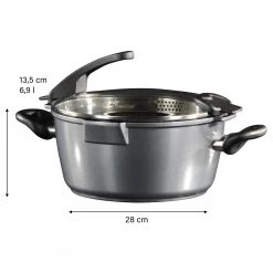 Stoneline Faitout Katalla - Diamètre : 28 cm -Tables de jardin Soldes 2022 1000279659 210804 08540100244 DETAILS P000000001000279659