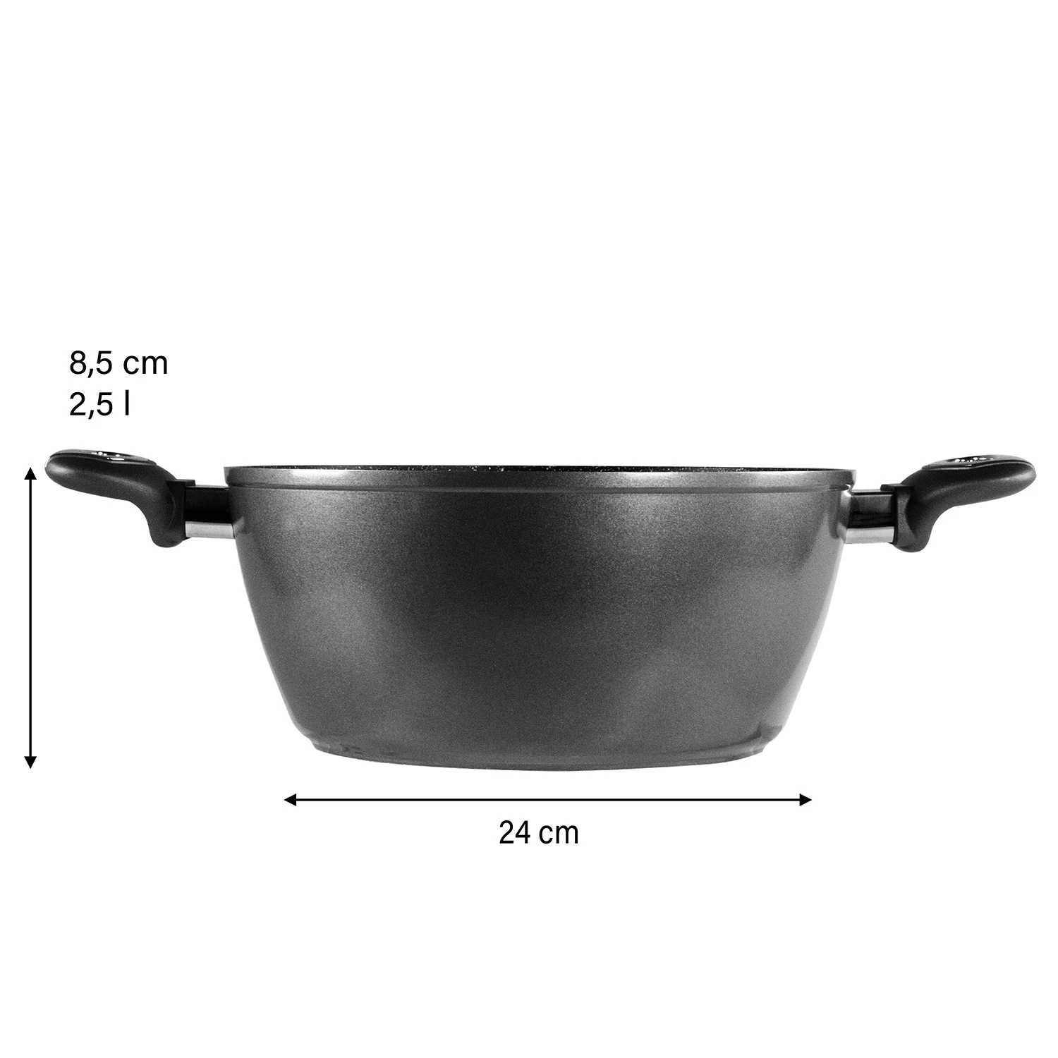 Stoneline Faitout Lassena Gourmundo - Capacité : 2.5 L 4 Stoneline Faitout Lassena Gourmundo - Capacité : 2.5 L – Image 3