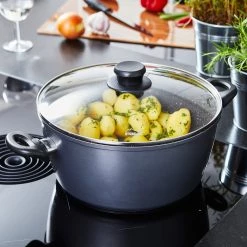 Stoneline Faitout Fizz - Aluminium - Anthracite - ø 28 cm -Tables de jardin Soldes 2022 1000279684 210804 08534900190 MOOD DETAILS P000000001000279684 mood