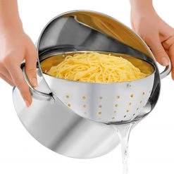 Faitout en acier inoxydable BEYOND - Acier inoxydable - Aspect acier inoxydable - ø 24 cm -Tables de jardin Soldes 2022 1000279697 210804 08534700164 DETAILS P000000001000279697